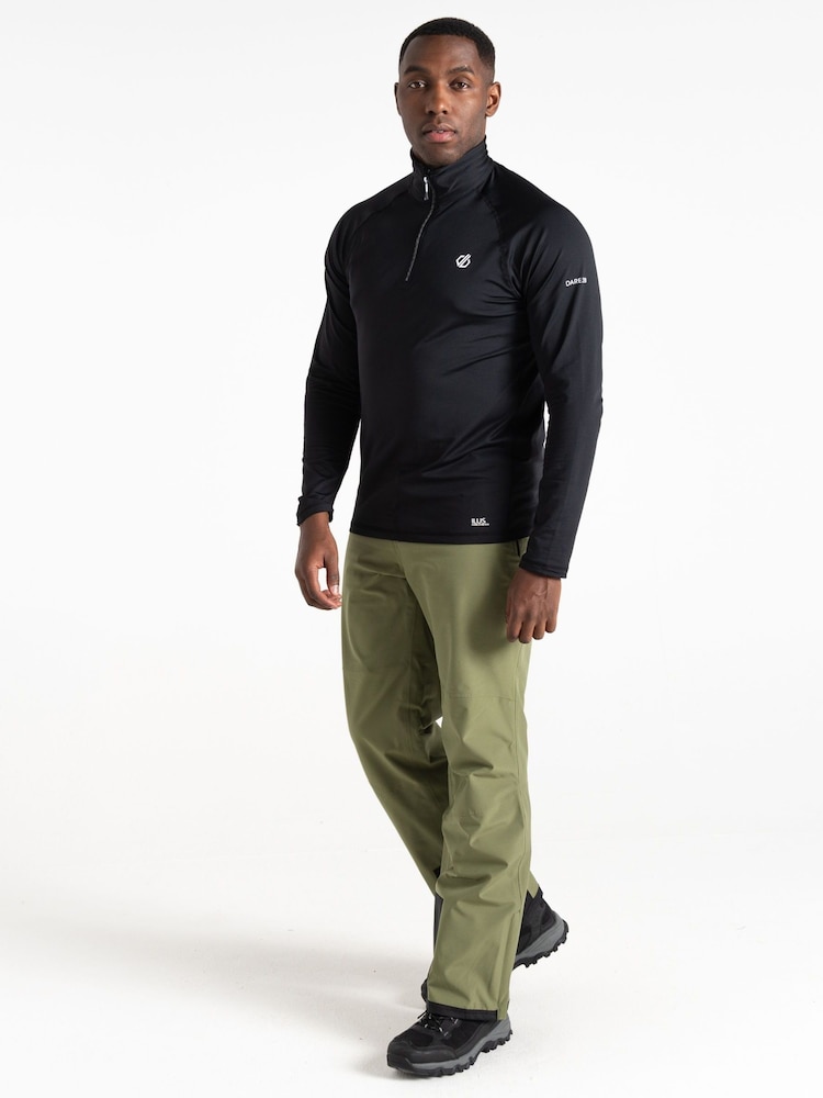 Dare 2b Mens Fuse Up II Lightweight Core Stretch Midlayer Black Fleece - Image 2 of 6