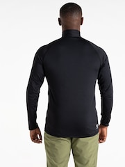 Dare 2b Mens Fuse Up II Lightweight Core Stretch Midlayer Black Fleece - Image 3 of 6