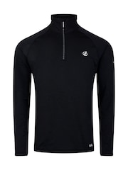 Dare 2b Mens Fuse Up II Lightweight Core Stretch Midlayer Black Fleece - Image 4 of 6