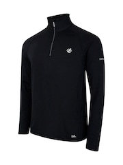 Dare 2b Mens Fuse Up II Lightweight Core Stretch Midlayer Black Fleece - Image 5 of 6