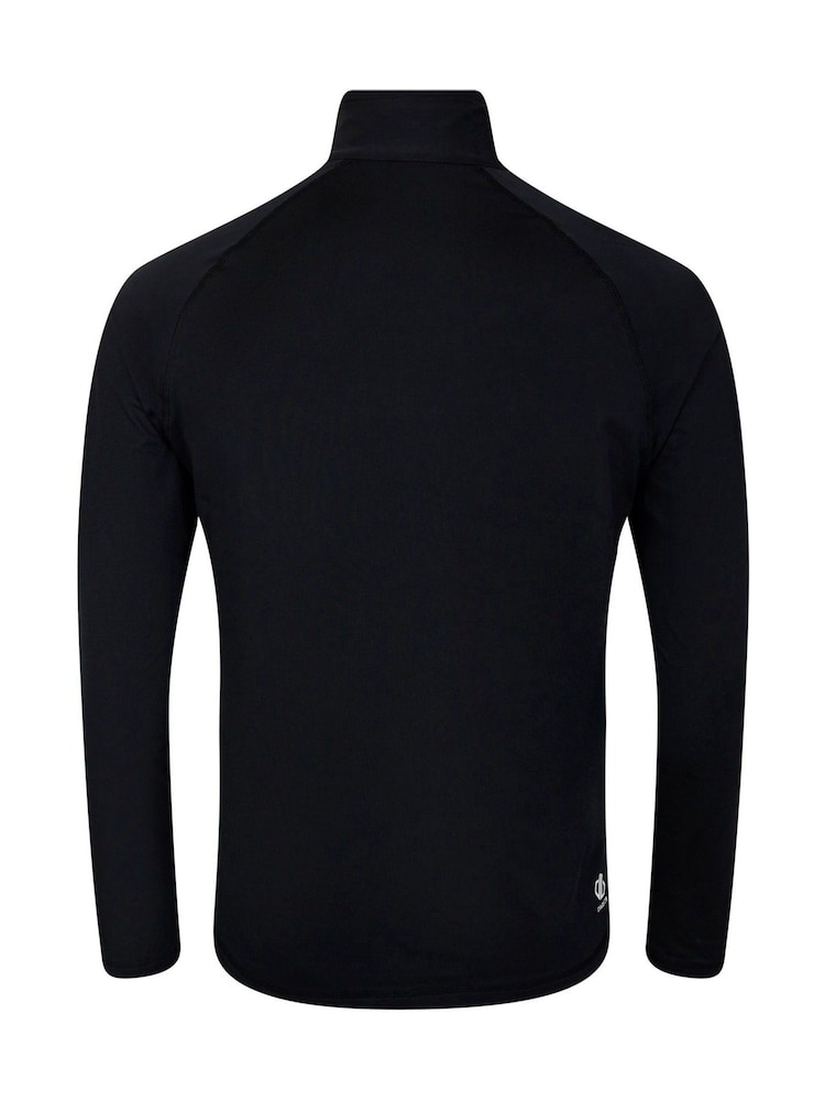 Dare 2b Mens Fuse Up II Lightweight Core Stretch Midlayer Black Fleece - Image 6 of 6
