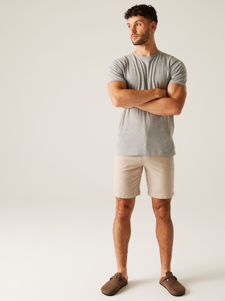 Regatta Cream Mens Sabastal Casual Shorts - Image 3 of 7