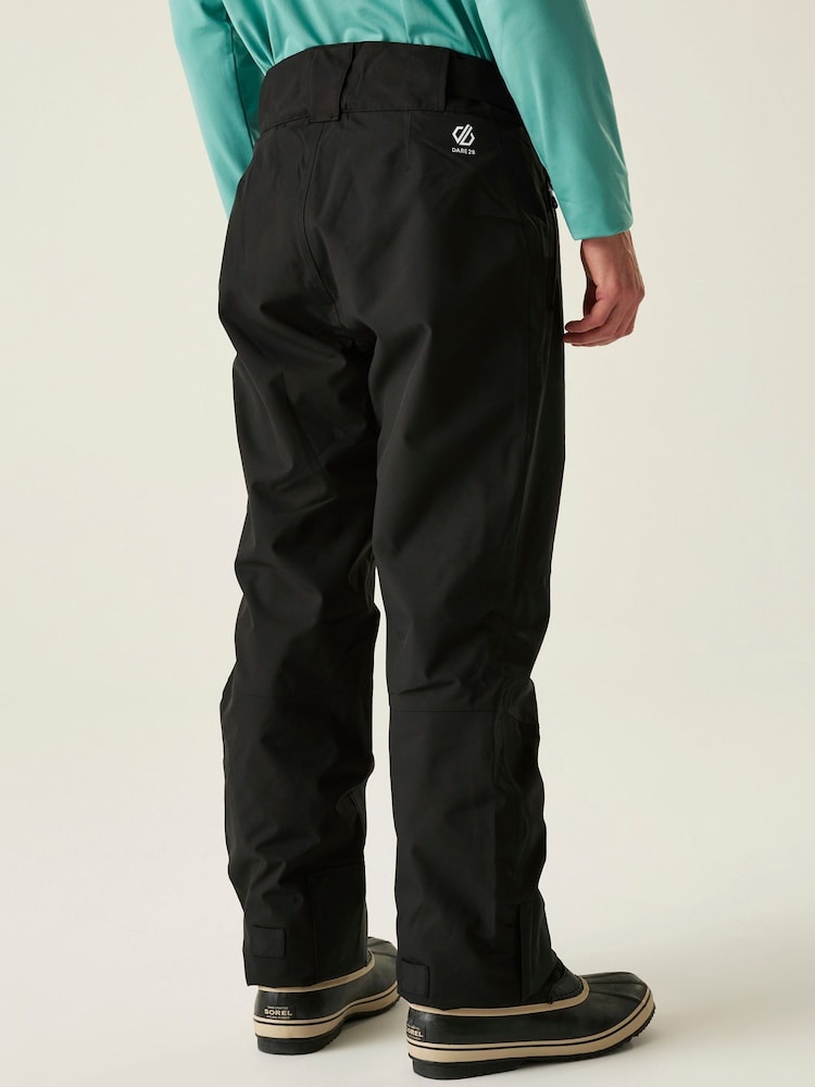 Dare 2b Mens Achieve II Black Ski Joggers - Image 2 of 7