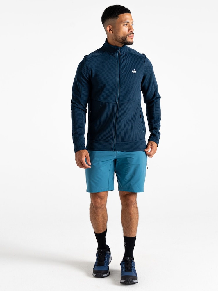 Dare 2b Mens Blue Airising Midlayer Fleece - Image 2 of 7