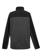 Gris - Regatta Mens Altoton Full Zip Midlayer V-Neck Fleece - Imagen 6 de 7