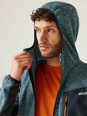 Regatta Blue Chrome Mens Alven Full-Zip Fleece - Image 5 of 8