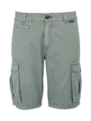 Regatta Grey Mens Shorebay Vintage Look 100% Cotton Cargo II Shorts - Image 5 of 7