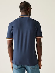 Regatta Blue Mens Adryan Polo Shirt - Image 2 of 7