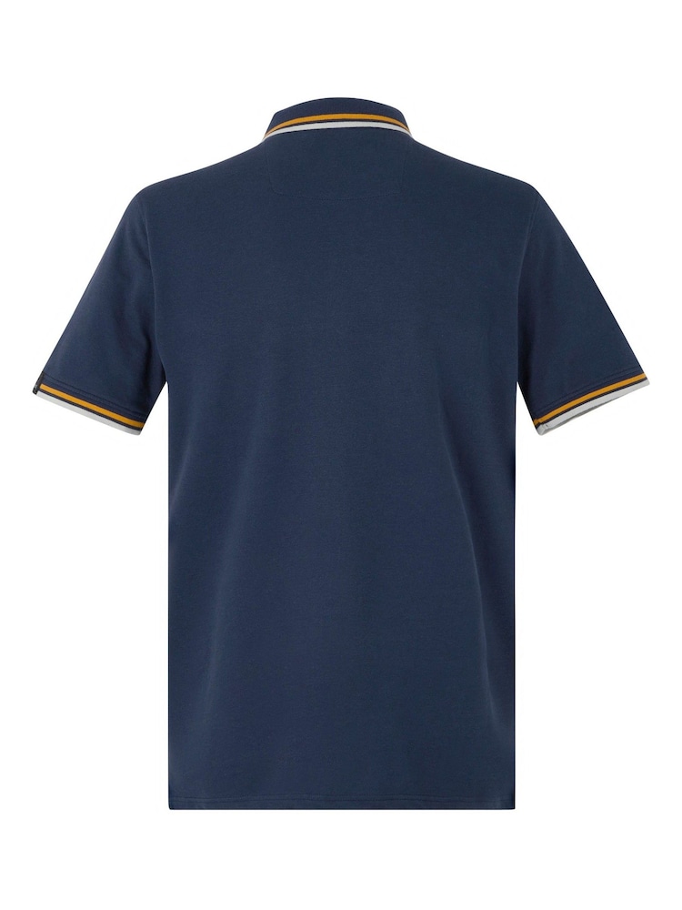 Regatta Blue Mens Adryan Polo Shirt - Image 6 of 7