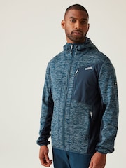 Regatta Blue Mens Alven Full-Zip Fleece - Image 1 of 8