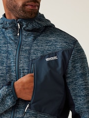 Regatta Blue Mens Alven Full-Zip Fleece - Image 4 of 8
