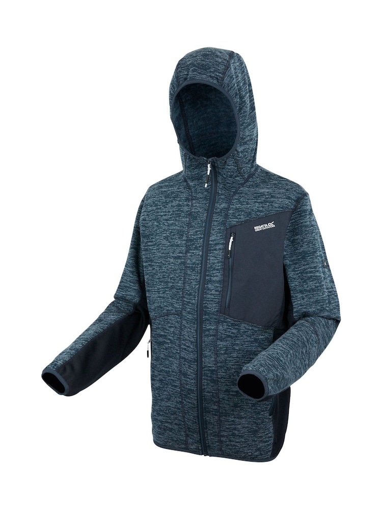 Regatta Blue Mens Alven Full-Zip Fleece - Image 8 of 8