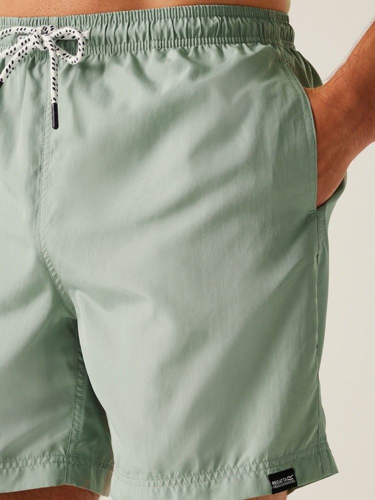 Regatta Green Mens Mackleyna Swim Shorts - Image 4 of 7