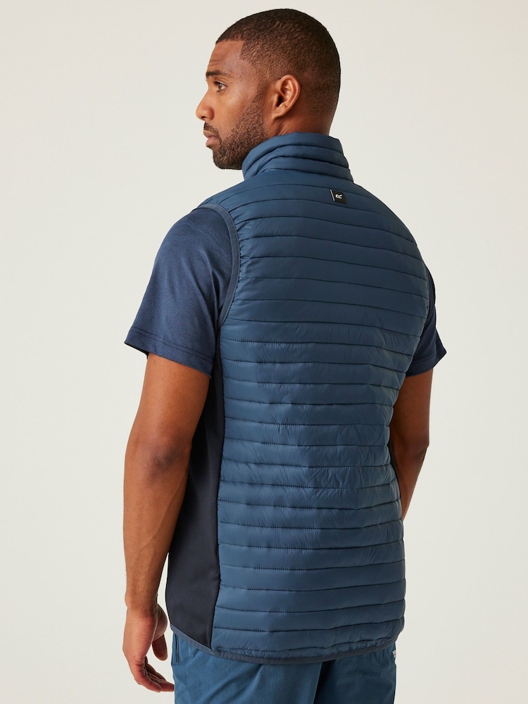 Regatta Blue Mens Anderson Hybrid Body Warmer - Image 2 of 7
