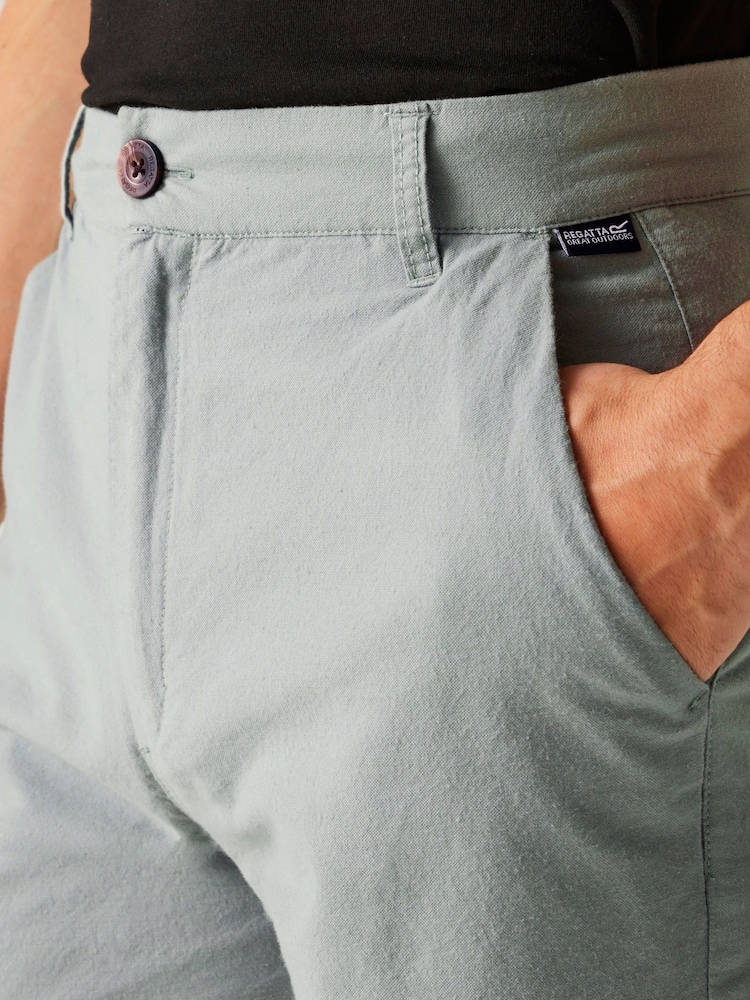 Regatta Green Mens Sabastal Casual Shorts - Image 4 of 7