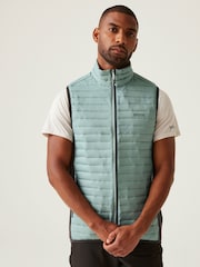 Regatta Green Mens Anderson Hybrid Body Warmer - Image 1 of 7