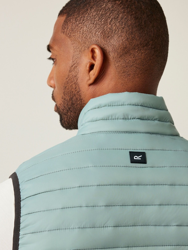 Regatta Green Mens Anderson Hybrid Body Warmer - Image 4 of 7