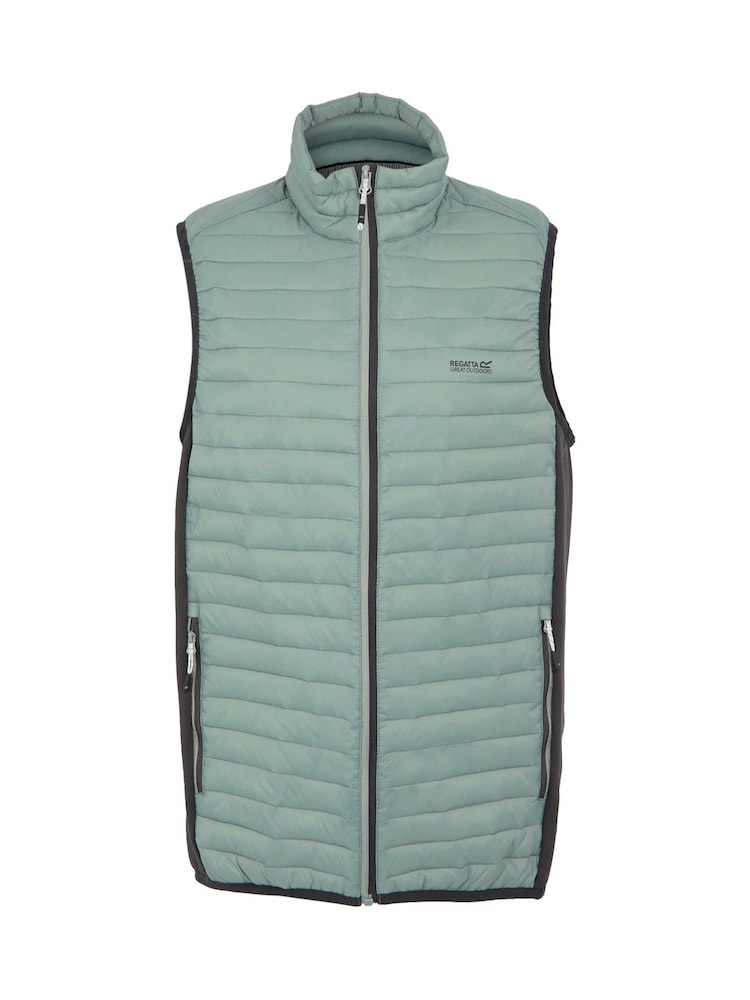 Regatta Green Mens Anderson Hybrid Body Warmer - Image 5 of 7