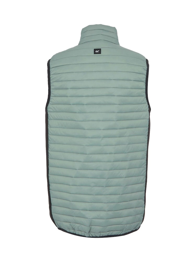 Regatta Green Mens Anderson Hybrid Body Warmer - Image 6 of 7
