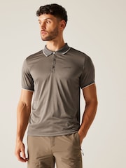 Светло-серый - Regatta Mens Remex II Jersey Polo Shirt - Image 1 of 7