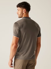 Светло-серый - Regatta Mens Remex II Jersey Polo Shirt - Image 2 of 7