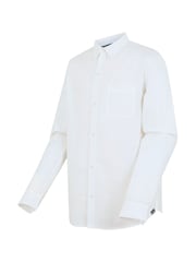 Regatta White Mens Loran Long Sleeve Shirt - Image 7 of 7