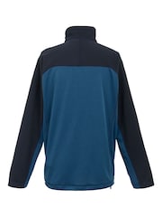 Azul de Chrome - Regatta Mens Altoton Full Zip Midlayer V-Neck Fleece - Imagen 6 de 7