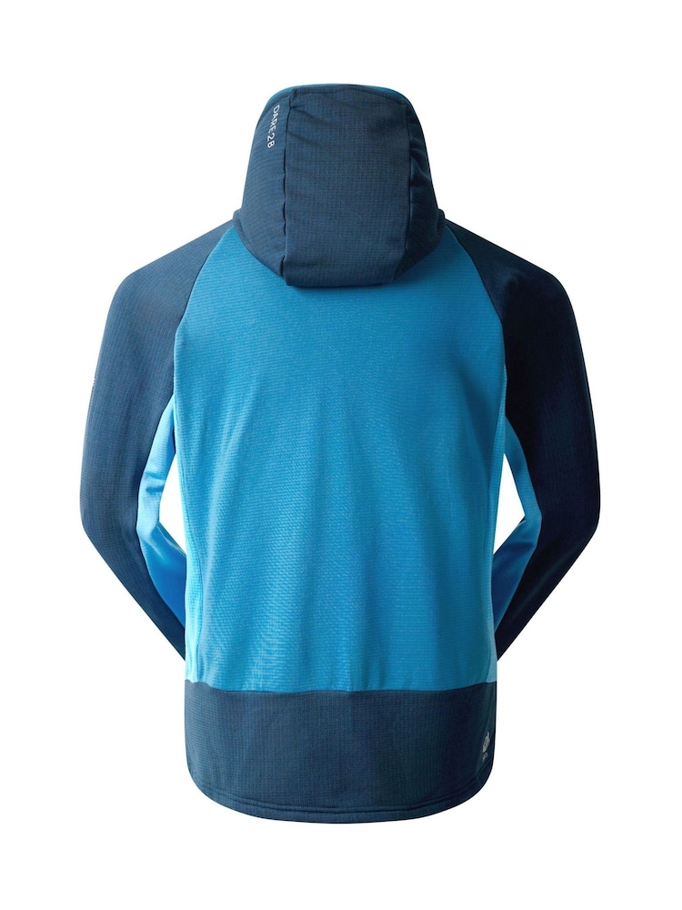 Dare 2b Mens Blue Assimilate IV Core Stretch Midlayer Fleece - Image 5 of 5 Dare 2b Mens Blue Assimilate IV Core Stretch Midlayer Fleece - Image 5 of 5