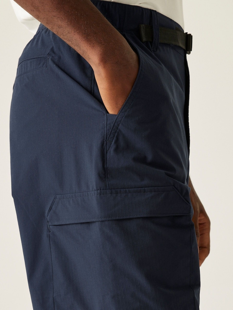 Regatta Blue Mens Mallen Multi Pocket Shorts - Image 4 of 4