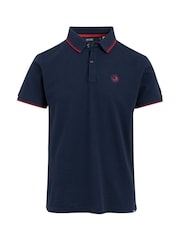 أزرق - Regatta Mens Tadeo II 100% Cotton Polo Shirt - صورة 5 من 7
