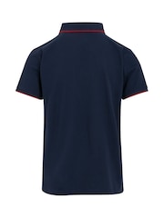 أزرق - Regatta Mens Tadeo II 100% Cotton Polo Shirt - صورة 6 من 7