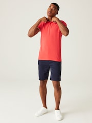 أحمر - Regatta Mens Tadeo II 100% Cotton Polo Shirt - صورة 3 من 7