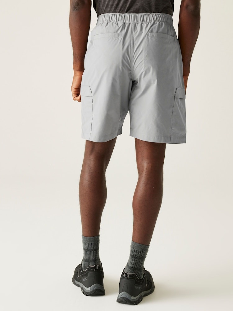 Regatta Grey Mens Mallen Multi Pocket Shorts - Image 2 of 7