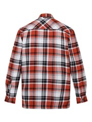 Regatta Orange Mens Thamos Long Sleeved Checked Shirt - Image 7 of 8