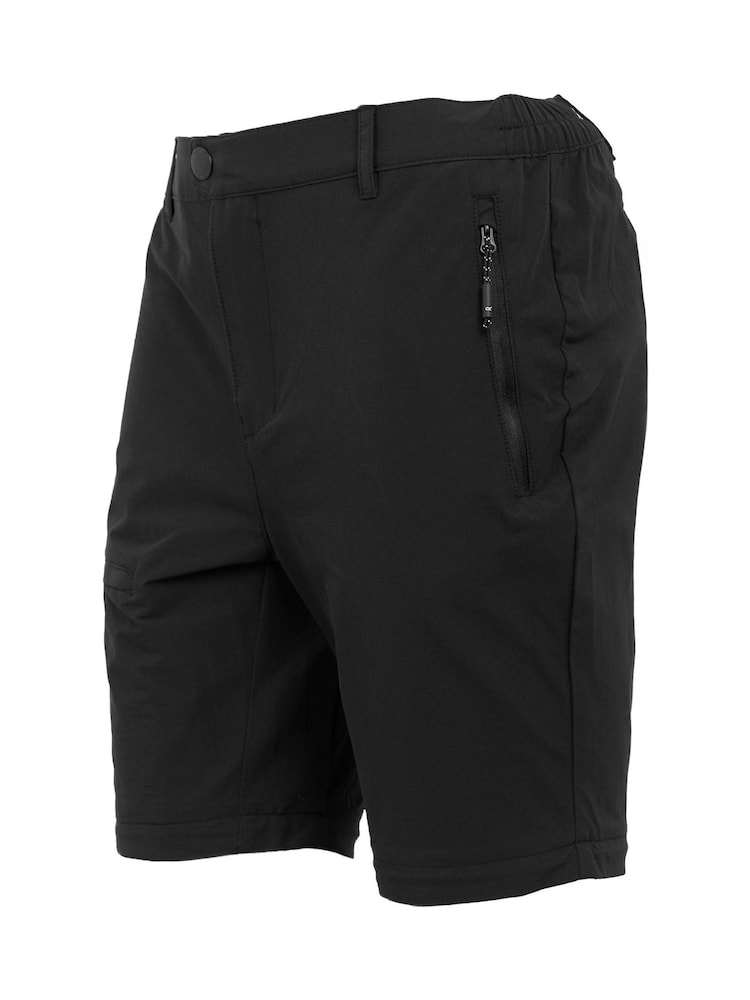 Regatta Black Mens Highton II Zip Off Walking Trousers - Image 10 of 10