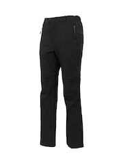 Regatta Black Mens Highton II Zip Off Walking Trousers - Image 7 of 10