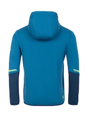 Dare 2b Mens Blue Camber Core Stretch Midlayer Fleece - Image 6 of 7
