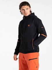 Dare 2b Mens Camber Core Stretch Black Midlayer Fleece - Image 1 of 7