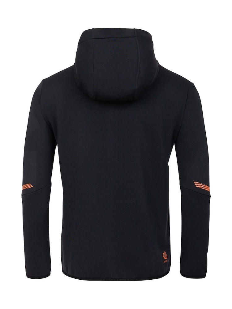 Dare 2b Mens Camber Core Stretch Black Midlayer Fleece - Image 7 of 7