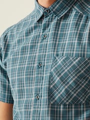 Regatta Blue Chrome Mens Mindano IX Short Sleeve Shirt - Image 4 of 7