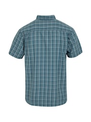 Regatta Blue Chrome Mens Mindano IX Short Sleeve Shirt - Image 6 of 7