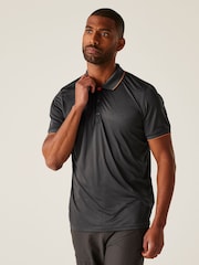 Серый - Regatta Mens Remex II Jersey Polo Shirt - Image 1 of 7