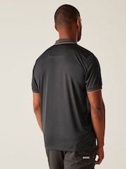 Серый - Regatta Mens Remex II Jersey Polo Shirt - Image 2 of 7