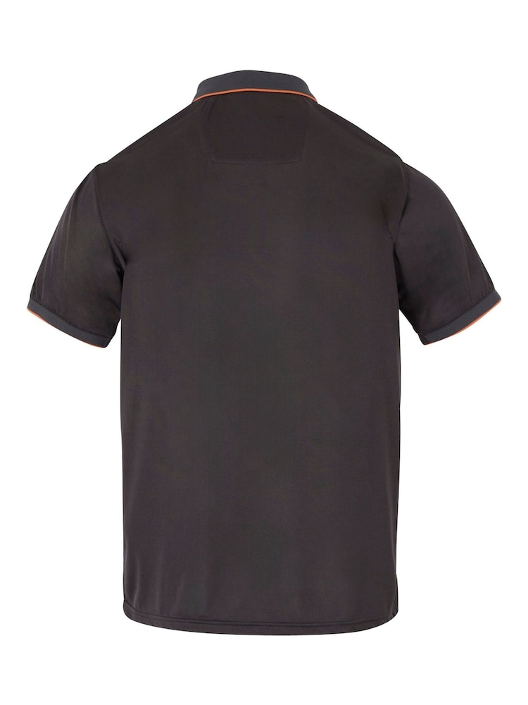 Regatta Grey Mens Remex II Jersey Polo Shirt - Image 6 of 7
