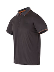 Серый - Regatta Mens Remex II Jersey Polo Shirt - Image 7 of 7