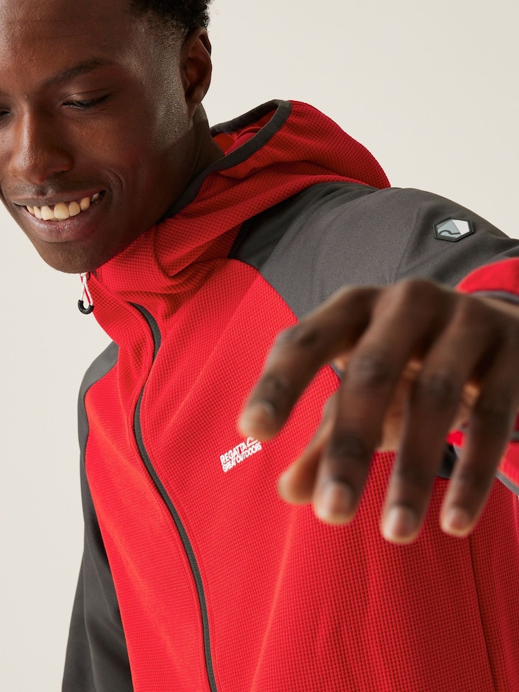 Regatta Red Mens Molaris Full-Zip Fleece - Image 4 of 4