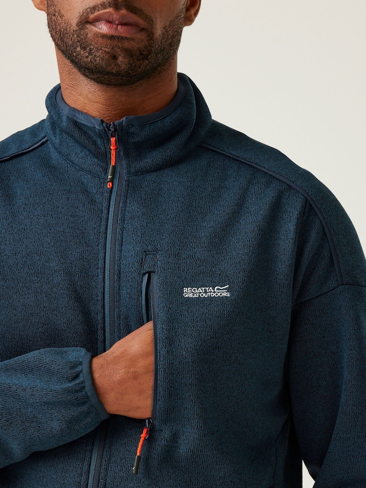 Regatta Blue Mens Kames Full Zip Fleece - Image 4 of 7