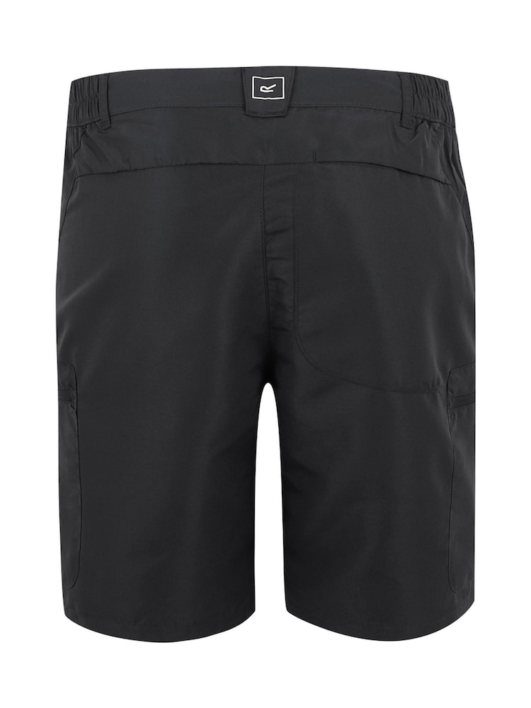 Regatta Grey Mens Leesville Multi Pocket III Walking Shorts - Image 2 of 3