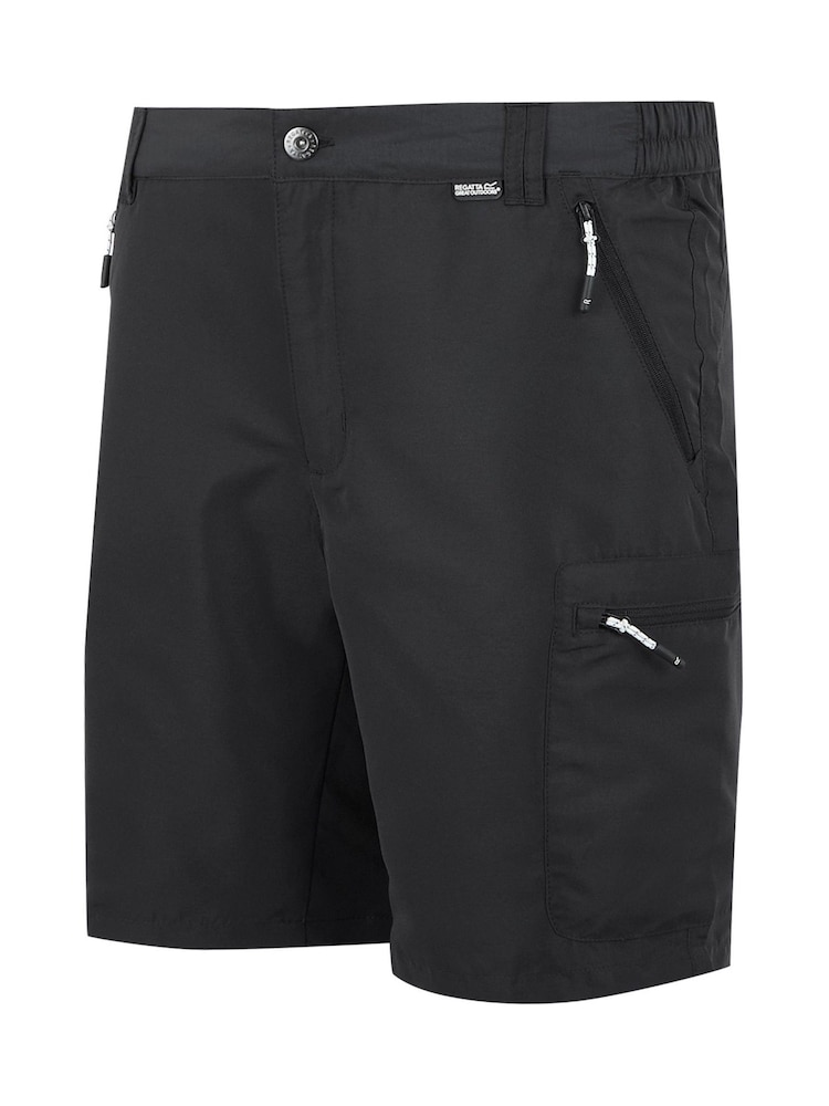 Regatta Grey Mens Leesville Multi Pocket III Walking Shorts - Image 3 of 3