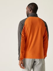 Regatta Orange Mens Elson II Lightweight Fleece - Image 2 of 7
